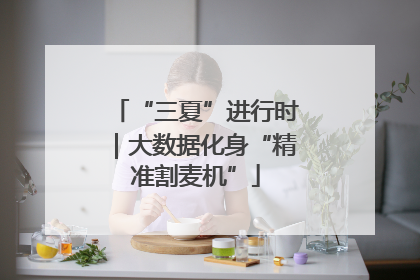 “三夏”进行时｜大数据化身“精准割麦机”