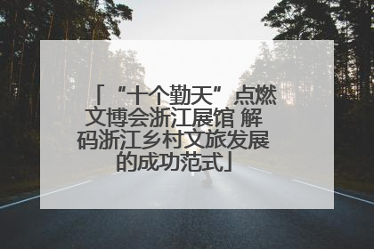 “十个勤天”点燃文博会浙江展馆 解码浙江乡村文旅发展的成功范式