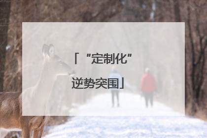 “定制化” 逆势突围