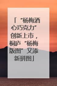 “杨梅酒心巧克力”创新上市，桐庐“杨梅版图”又添新拼图