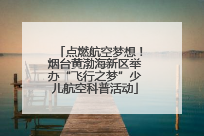 点燃航空梦想！烟台黄渤海新区举办“飞行之梦”少儿航空科普活动