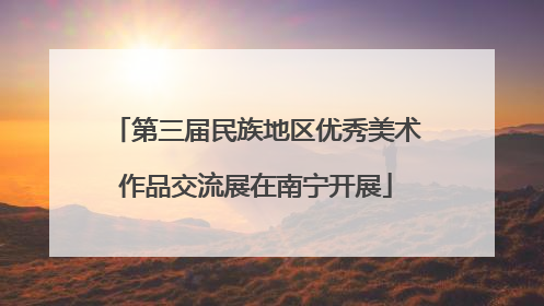 第三届民族地区优秀美术作品交流展在南宁开展
