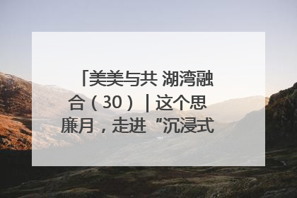 美美与共 湖湾融合（30）｜这个思廉月，走进“沉浸式”清风课堂