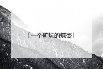 一个矿坑的蝶变