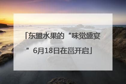 东盟水果的“味觉盛宴”6月18日在邕开启