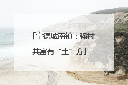 宁德城南镇：强村共富有“土”方