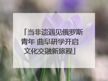 当非遗遇见俄罗斯青年 曲阜研学开启文化交融新旅程