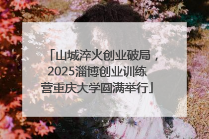 山城淬火创业破局，2025淄博创业训练营重庆大学圆满举行