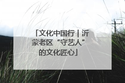 文化中国行｜沂蒙老区“守艺人”的文化匠心