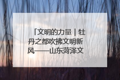 文明的力量｜牡丹之都吹拂文明新风——山东菏泽文明创建一线见闻