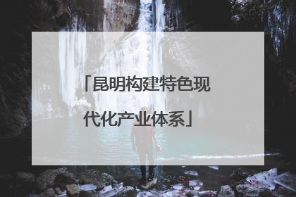 昆明构建特色现代化产业体系