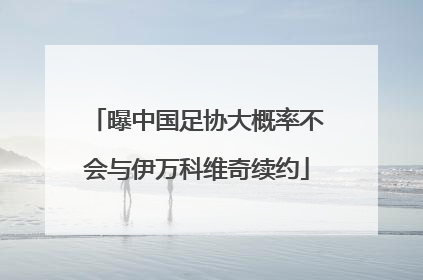 曝中国足协大概率不会与伊万科维奇续约