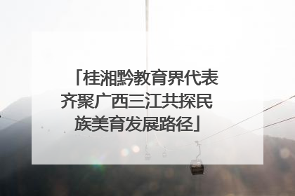 桂湘黔教育界代表齐聚广西三江共探民族美育发展路径