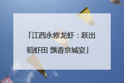 江西永修龙虾：跃出稻虾田 飘香京城宴