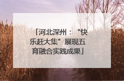 河北深州：“快乐赶大集”展现五育融合实践成果
