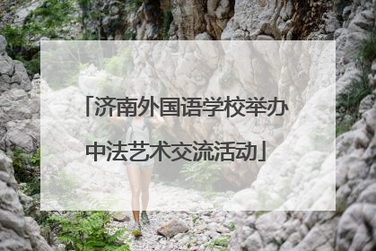 济南外国语学校举办中法艺术交流活动