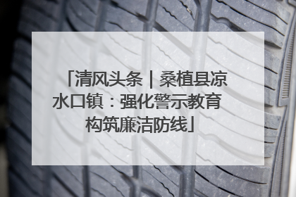 清风头条｜桑植县凉水口镇：强化警示教育 构筑廉洁防线