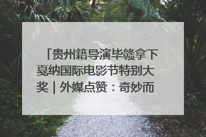 贵州籍导演毕赣拿下戛纳国际电影节特别大奖｜外媒点赞：奇妙而广阔的纯粹电影梦