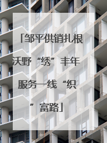 邹平供销扎根沃野“绣”丰年 服务一线“织”富路
