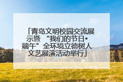 青岛文明校园交流展示暨 “我们的节日•端午”全环境立德树人文艺展演活动举行