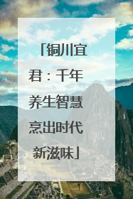 铜川宜君：千年养生智慧烹出时代新滋味