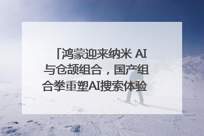 鸿蒙迎来纳米 AI 与仓颉组合，国产组合拳重塑AI搜索体验｜新经济观察