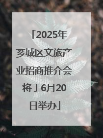 2025年芗城区文旅产业招商推介会将于6月20日举办