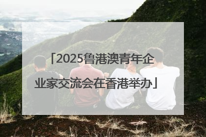 2025鲁港澳青年企业家交流会在香港举办